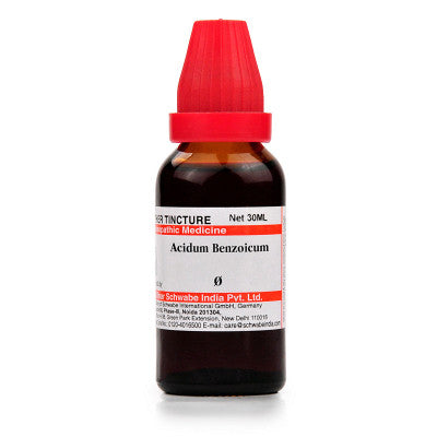 Acid benzoic Q 30 ml - Dr. Willmar Schwabe India- The Homoeopathy Store