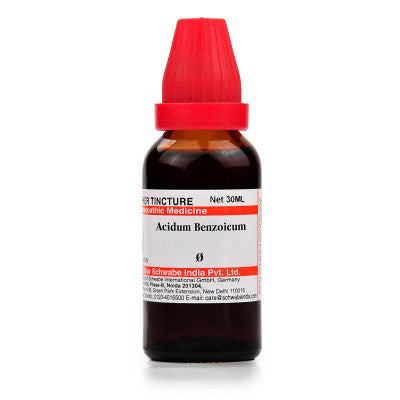 Acid benzoic Q 30 ml - The Homoeopathy Store
