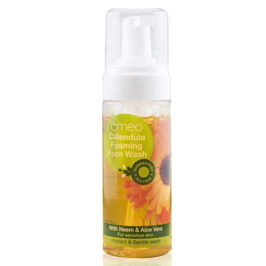 Omeo calendula foaming facewash - The Homoeopathy Store