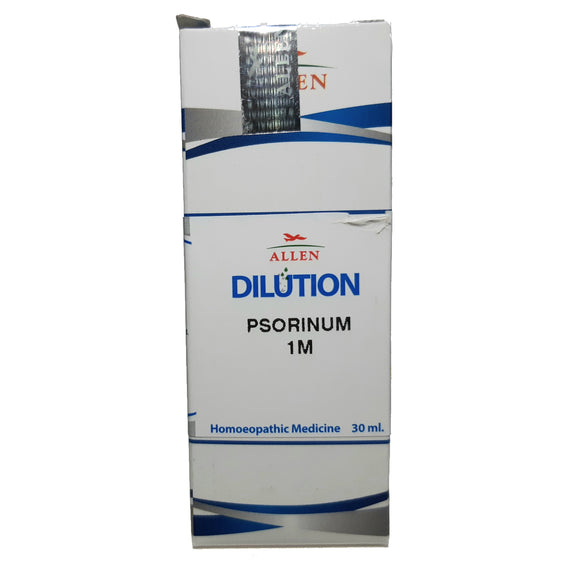 Psorinum 1m dilution 30 ml - The Homoeopathy Store