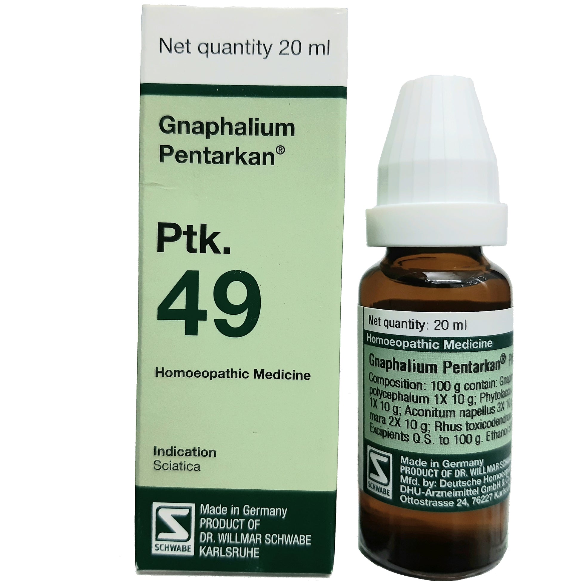 Gnaphalium Pentarkan Ptk 49 - The Homoeopathy Store