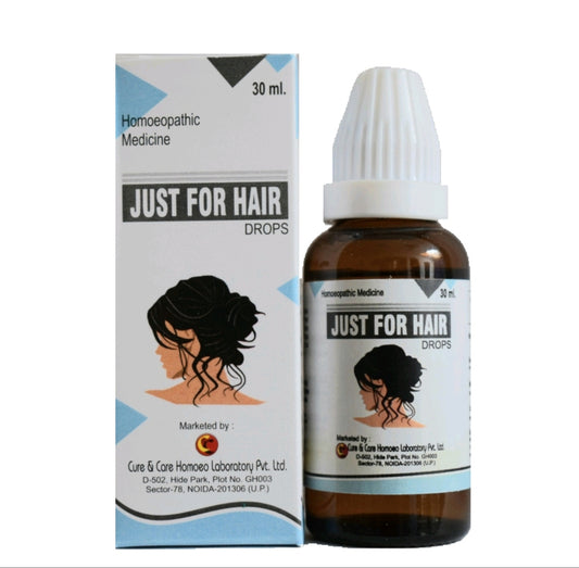 Just for Hair Drops - Cure & Care Laboratory- The Homoeopathy Store