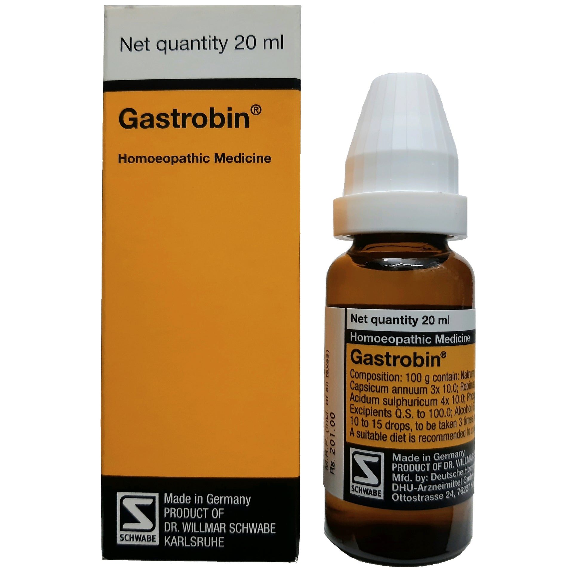 Gastrobin drops willmar schwabe Germany - Dr. Willmar Schwabe Germany- The Homoeopathy Store