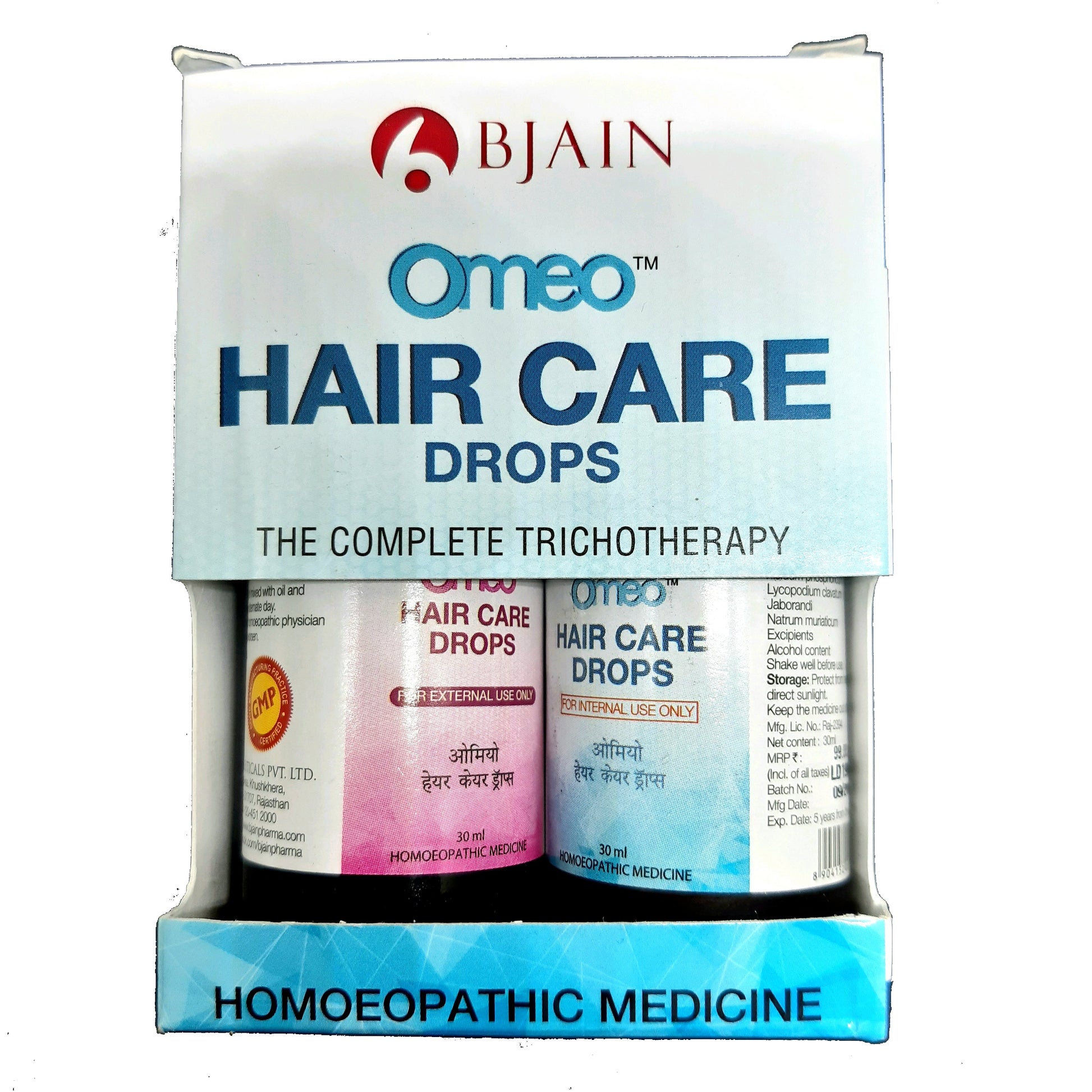 Omeo Hair Care Drops Bjain - Bjain- The Homoeopathy Store