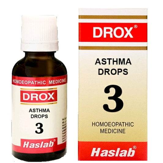 DROX 3 ASTHMA DROPS HSL - HSL Haslab- The Homoeopathy Store