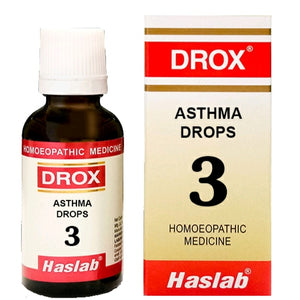 DROX 3 ASTHMA DROPS HSL - The Homoeopathy Store