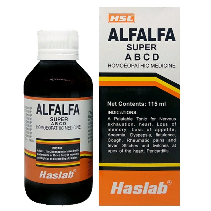 Alfalfa Super ABCD HSL - HSL Haslab- The Homoeopathy Store