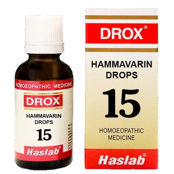 DROX 15 HAMMAVERIN (ANTI BLEEDING DROPS) - HSL Haslab- The Homoeopathy Store