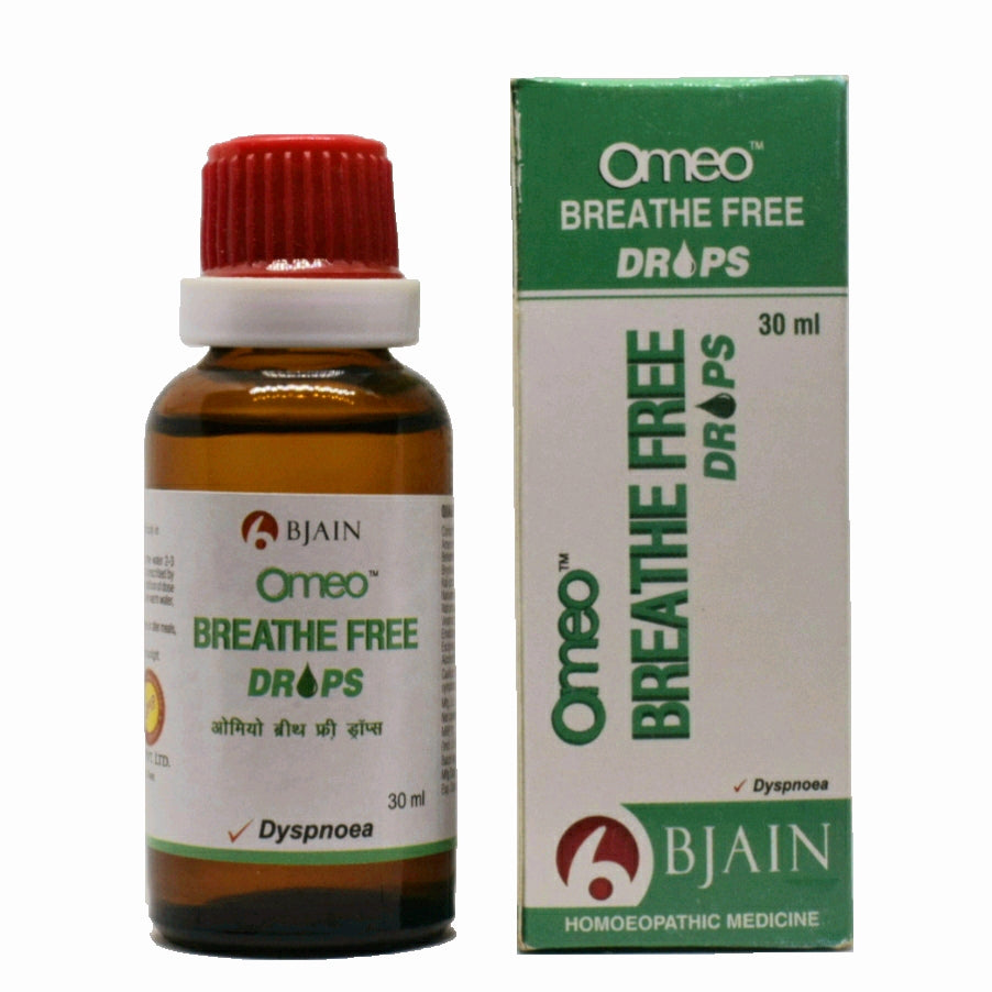 Omeo Breathe Free Drops - Bjain- The Homoeopathy Store