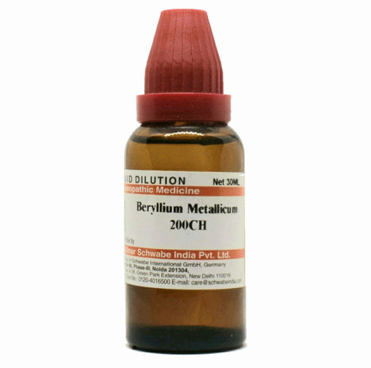 Beryllium Metallicum 200Ch 30ml - Dr. Willmar Schwabe India- The Homoeopathy Store