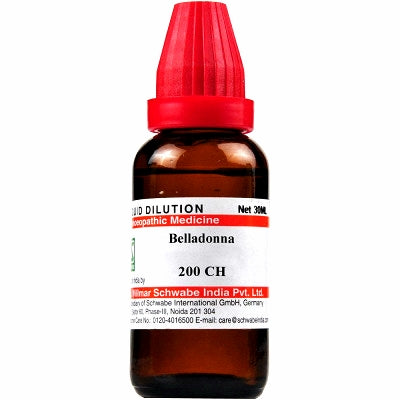 Belladonna 200CH 30ml Schwabe - Dr. Willmar Schwabe India- The Homoeopathy Store