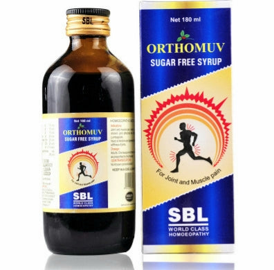 Orthomuv Sugar Free Syrup 180 ml SBL - SBL- The Homoeopathy Store