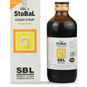 Stobal Cough syrup Sugar Free SBL 180 ml - The Homoeopathy Store