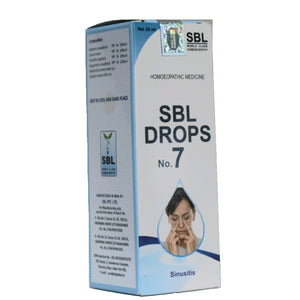 SBL Drops No.7 Sinusitis - The Homoeopathy Store