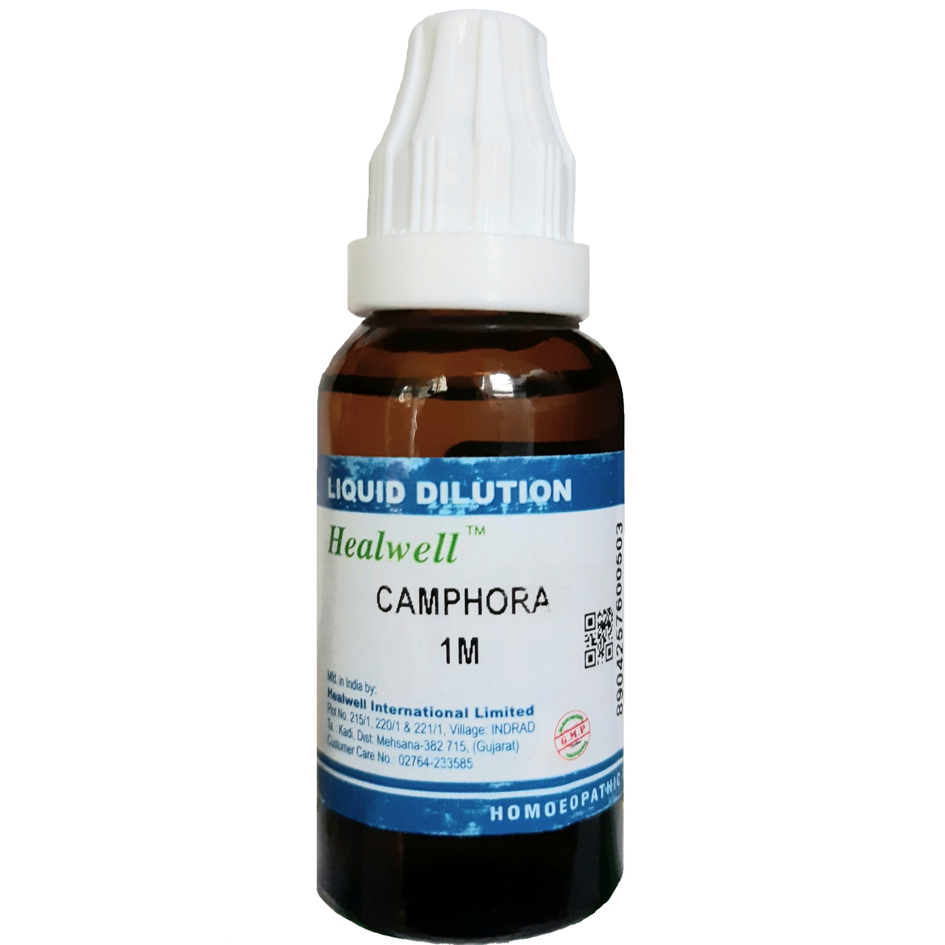 Camphora Officinalis 1M 30ml Healwell - Healwell- The Homoeopathy Store