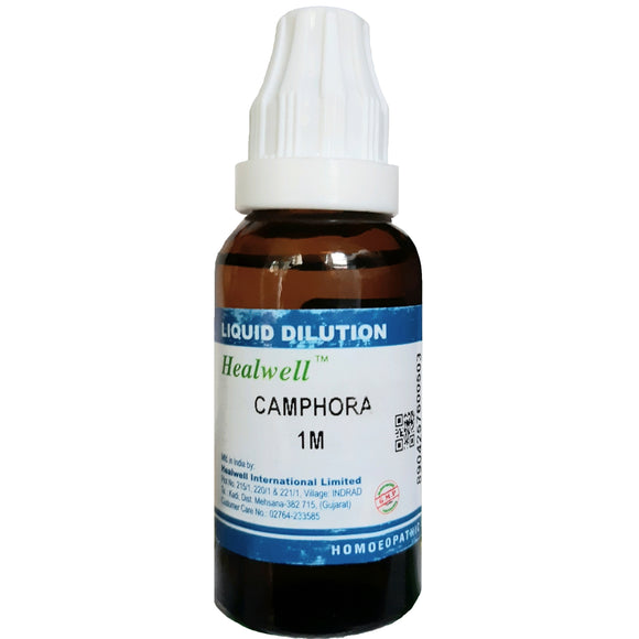 Camphora Officinalis 1M 30ml Healwell - The Homoeopathy Store