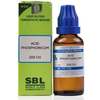 Acid phosphoricum 200CH 30 ml SBL - SBL- The Homoeopathy Store