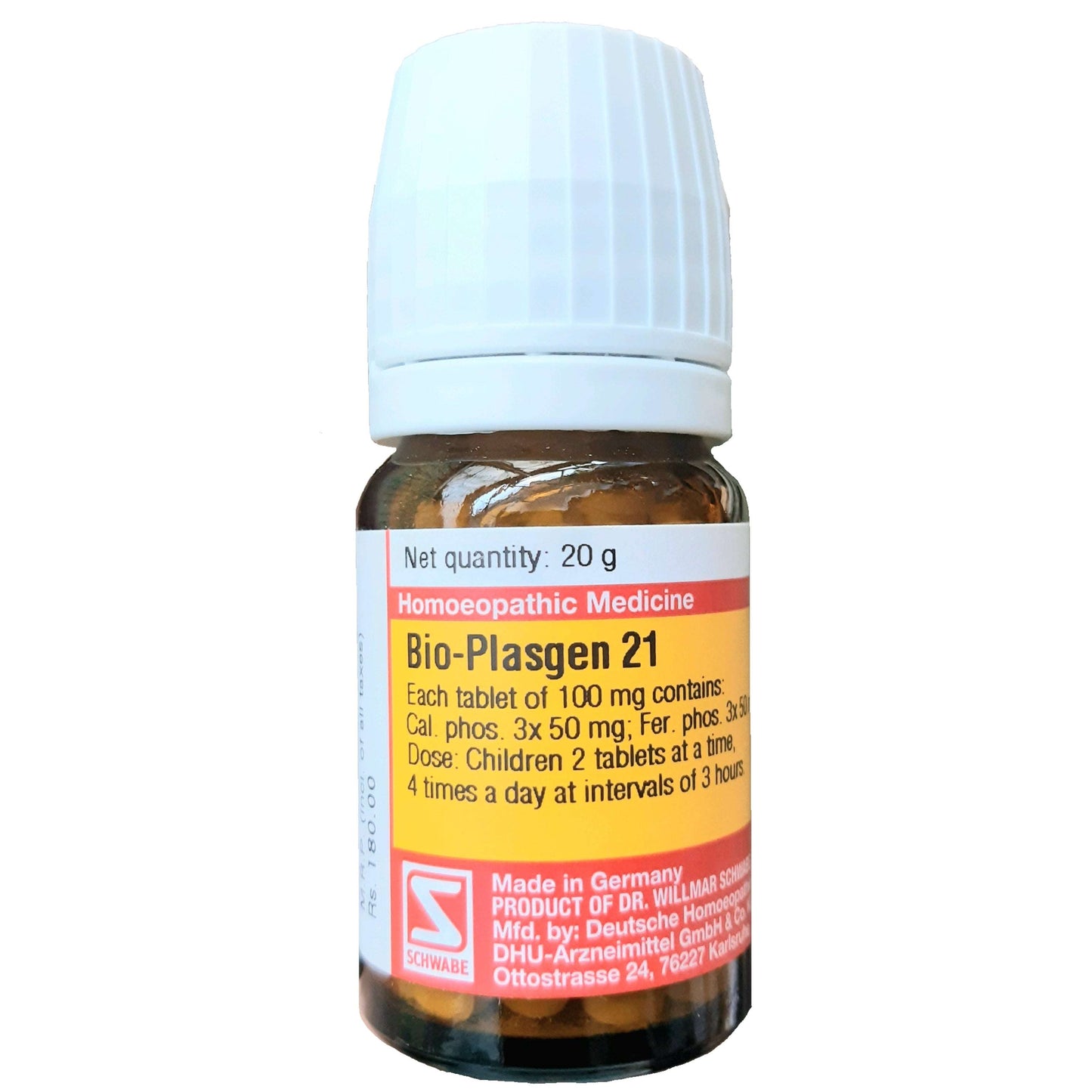 Bio Plasgen 21 Dr. Willmar Schwabe Germany - Dr. Willmar Schwabe Germany- The Homoeopathy Store