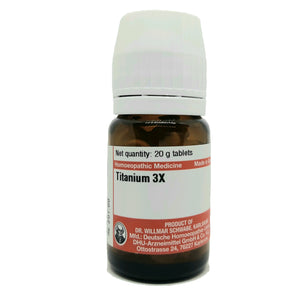Titanium 3X Dr. Willmar Schwabe Germany - The Homoeopathy Store