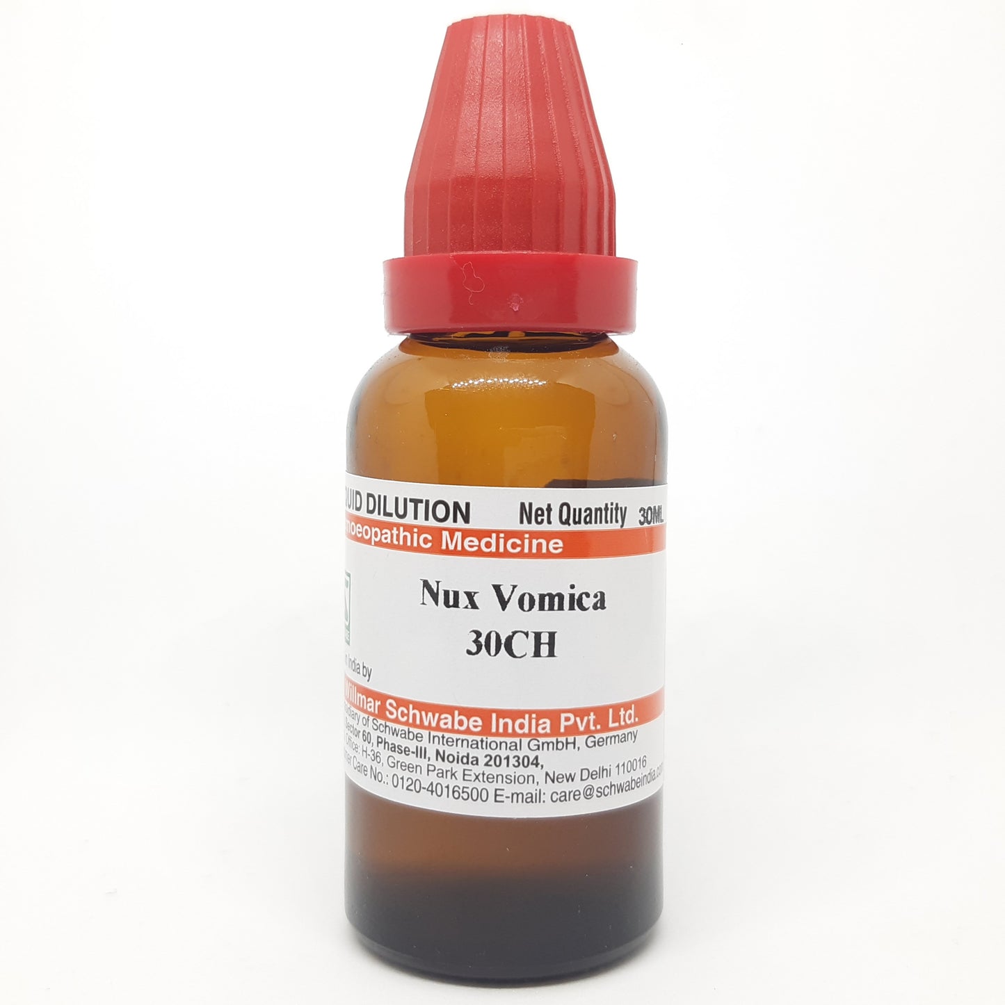 Nux vomica 30CH 30 ml WSI - Dr. Willmar Schwabe India- The Homoeopathy Store