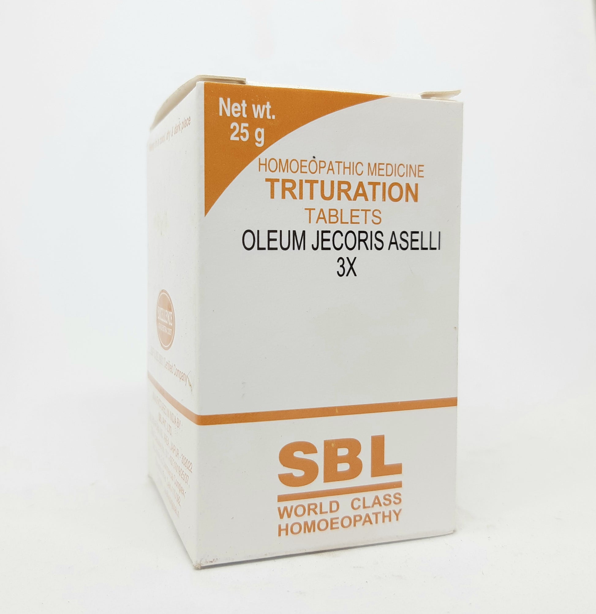 Olium Jacoris 3X SBL - SBL- The Homoeopathy Store