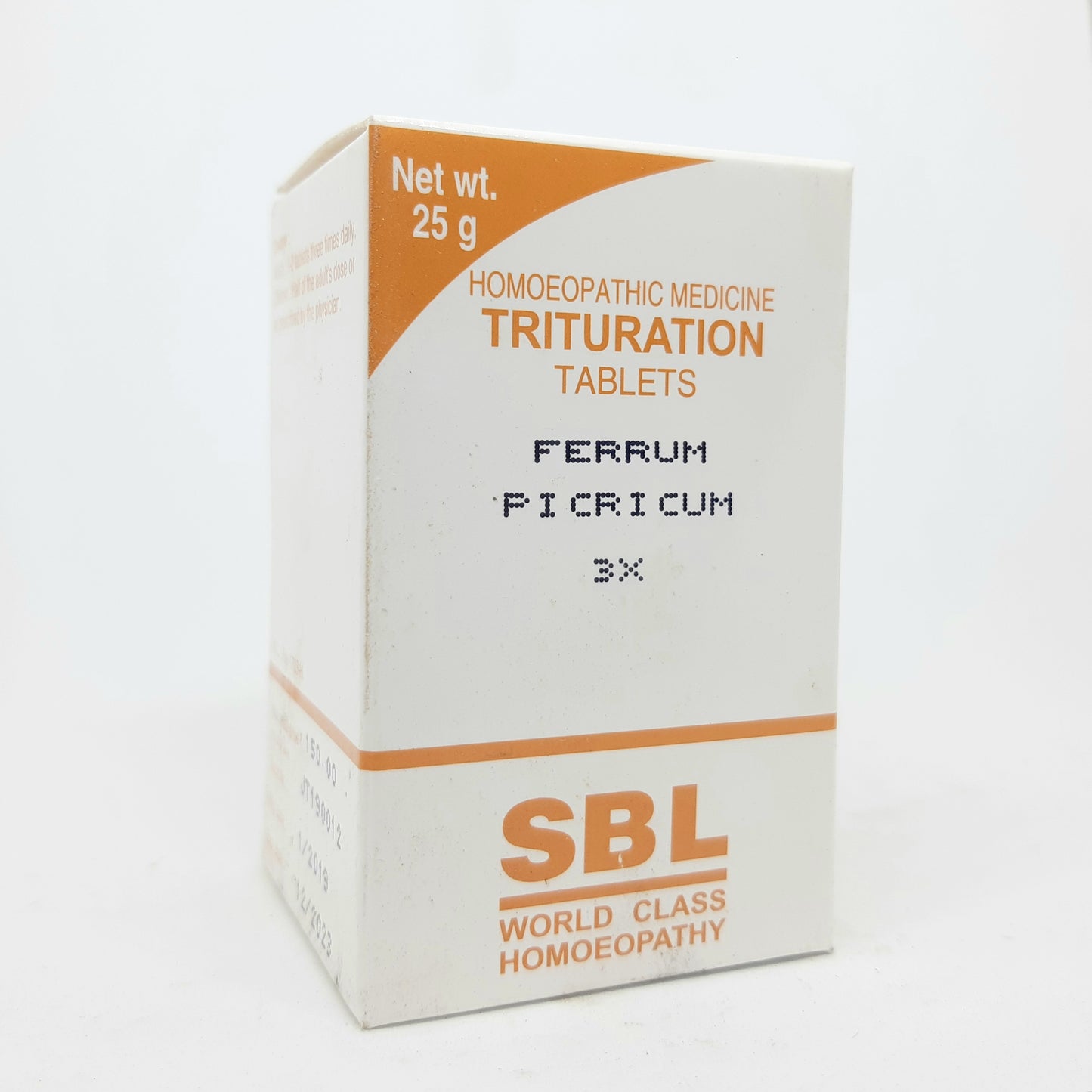 Ferrum Picrata 3X SBL - SBL- The Homoeopathy Store