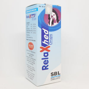 Relaxhed Drops SBL - The Homoeopathy Store