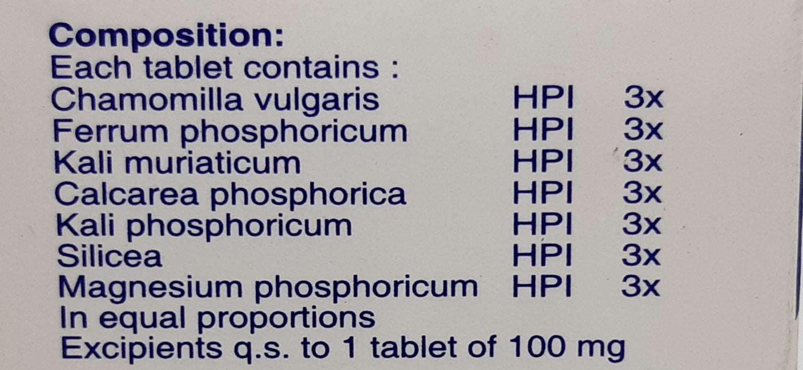 Denton Tablets SBL - SBL- The Homoeopathy Store