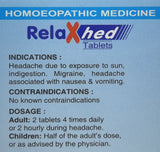 Relaxhed tablets SBL - The Homoeopathy Store