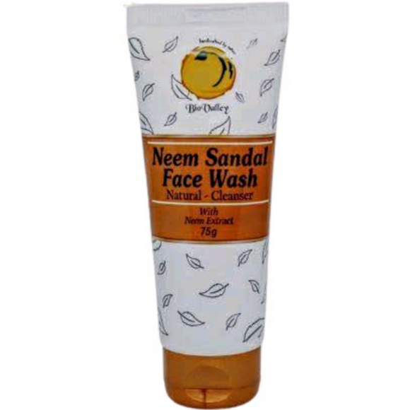 Neem Sandal face wash ( biovalley) - The Homoeopathy Store