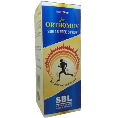 Orthomuv Sugar Free Syrup 180 ml SBL - SBL- The Homoeopathy Store