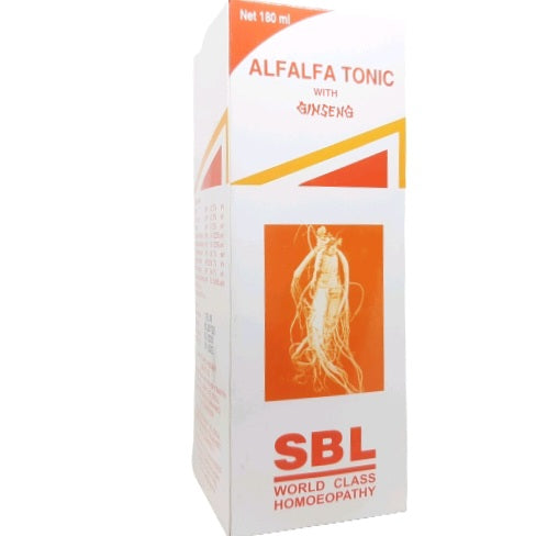 Alfalfa Tonic with Ginseng SBL 180 ml - SBL- The Homoeopathy Store