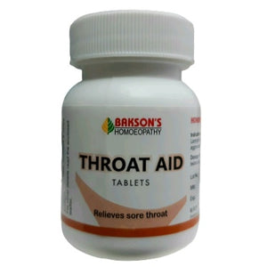 Throat Aid tabs Bakson - The Homoeopathy Store