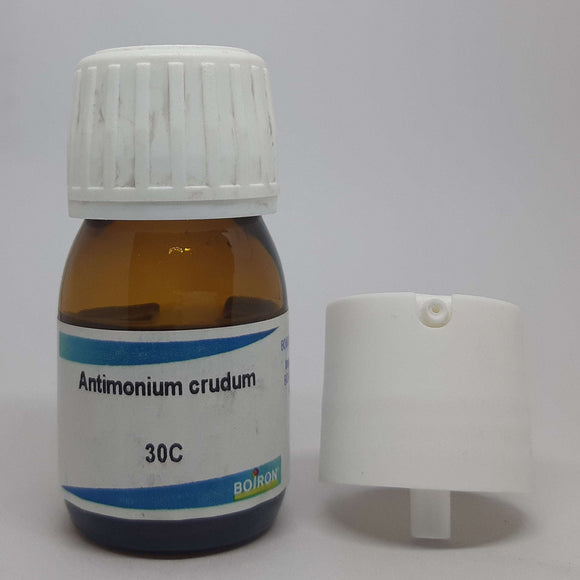 Antimonium crudum 30CH Boiron 20 ml - The Homoeopathy Store