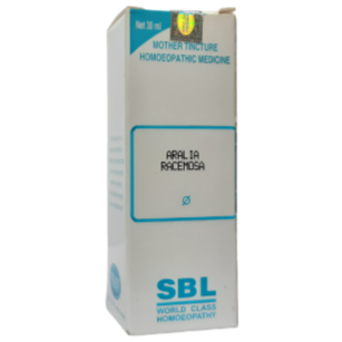 SBL Aralia Racemosa Q 30 ml - The Homoeopathy Store
