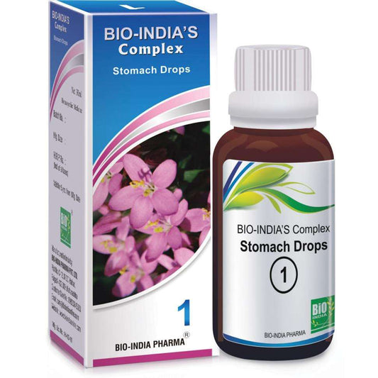 Bio-India's Complex Stomach Drops - Bio India- The Homoeopathy Store