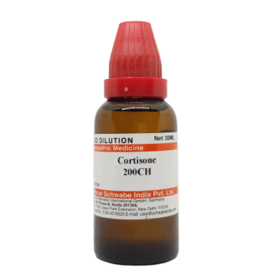 Cortisone 200 CH 30 ml Schwabe - Dr. Willmar Schwabe India- The Homoeopathy Store