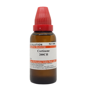 Cortisone 200 CH 30 ml Schwabe - The Homoeopathy Store