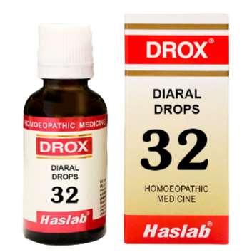 DROX 32 DIARAL DROPS HSL - HSL Haslab- The Homoeopathy Store