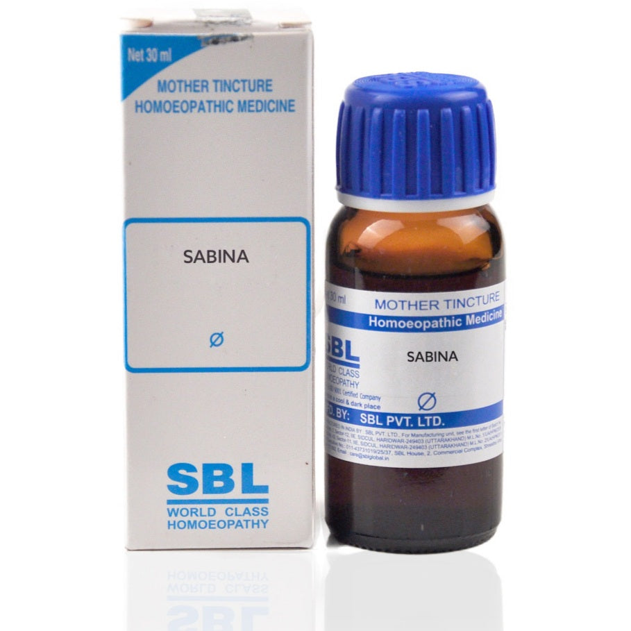 SBL Sabina Q 30 ml - SBL- The Homoeopathy Store