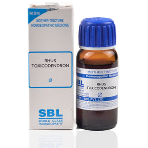 SBL Rhus toxicodendron Q 30 ml - The Homoeopathy Store