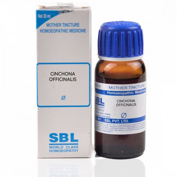 SBL Cinchona officinalis Q 30 ml - The Homoeopathy Store