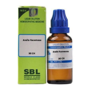 Aralia racemosa 30CH 30 ml - SBL- The Homoeopathy Store