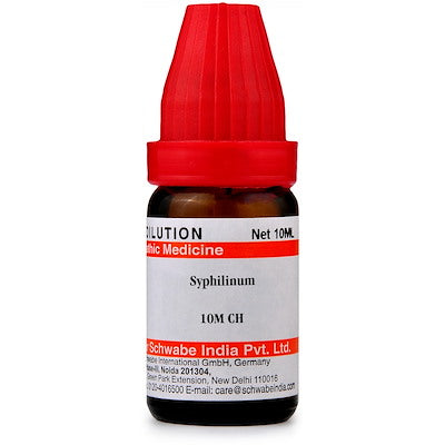 Schwabe Syphilinum 10 M - Dr. Willmar Schwabe India- The Homoeopathy Store