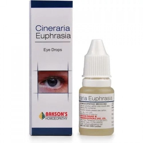 Cineraria Euphrasia Eye Drops Bakson - The Homoeopathy Store