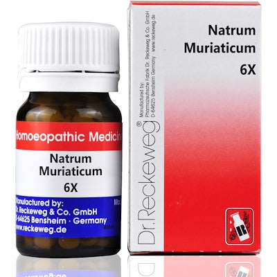 Natrum mur 6X Dr.Reckeweg - Dr. Reckeweg- The Homoeopathy Store