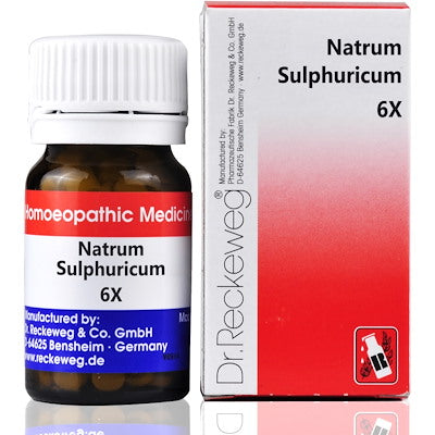Natrum sulph 6X Dr.Reckeweg - The Homoeopathy Store