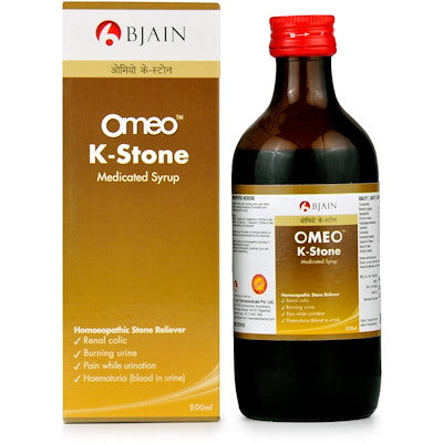 Omeo K-Stone syrup 200 ml - Bjain- The Homoeopathy Store