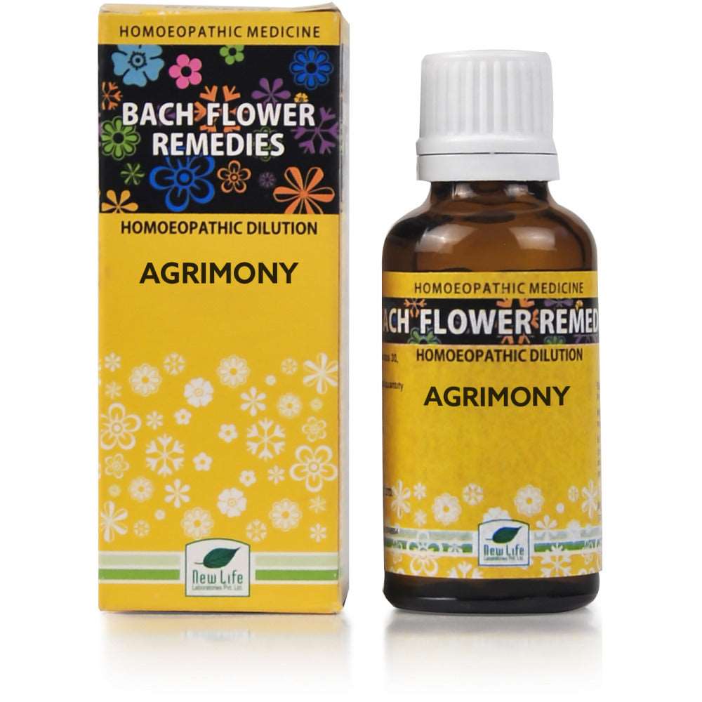 Bach Flower Agrimony - New Life- The Homoeopathy Store