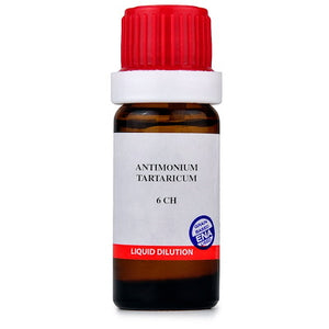 Antim tart 6CH 10 ml - The Homoeopathy Store